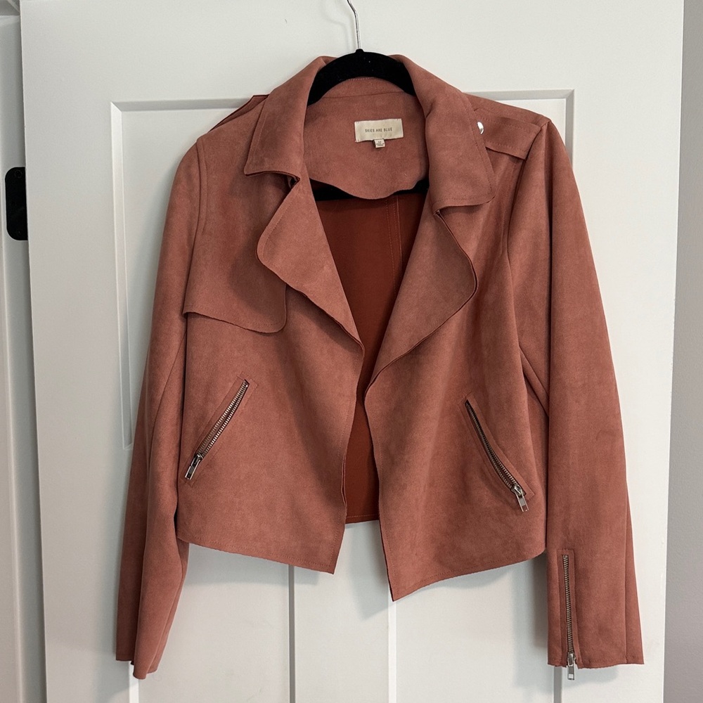 Faux Suede Jacket